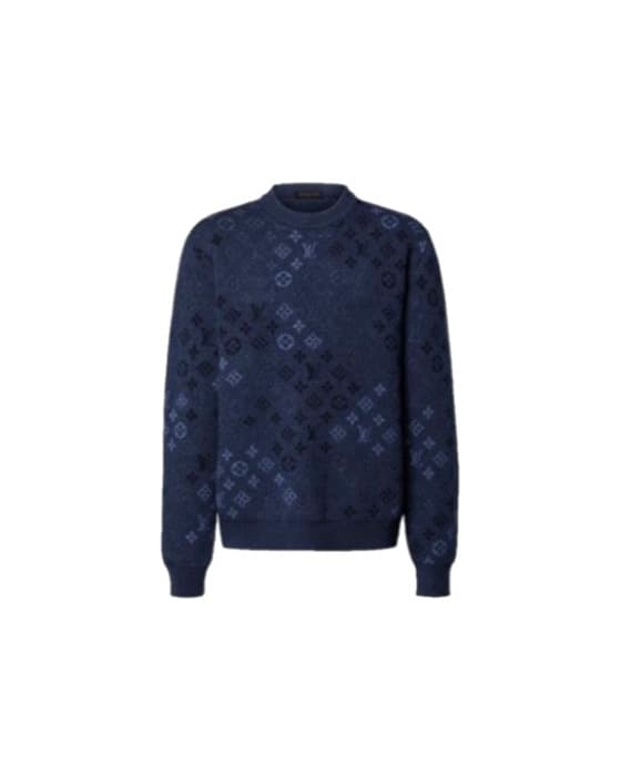 Denim Monogram Crewneck Sweater, at Louis Vuitton Charleston