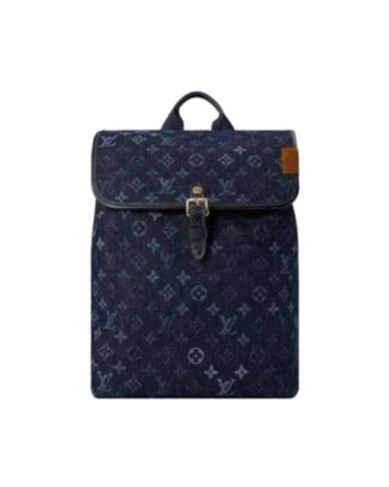 Denim Monogram Flap Backpack, at Louis Vuitton Charleston
