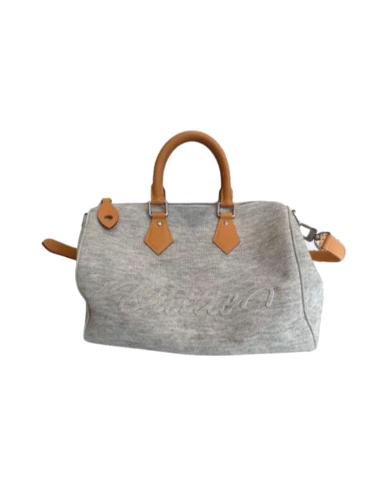 Grey Felt Script Speedy Style Bag, at Louis Vuitton Charleston