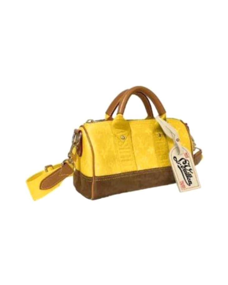 Yellow Monogram Suede Base Bag with Strap, at Louis Vuitton Charleston