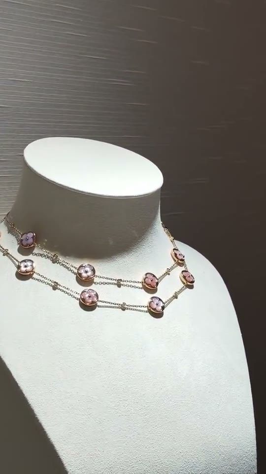 Blossom Necklace, Pink Diamonds, from Mac's floor