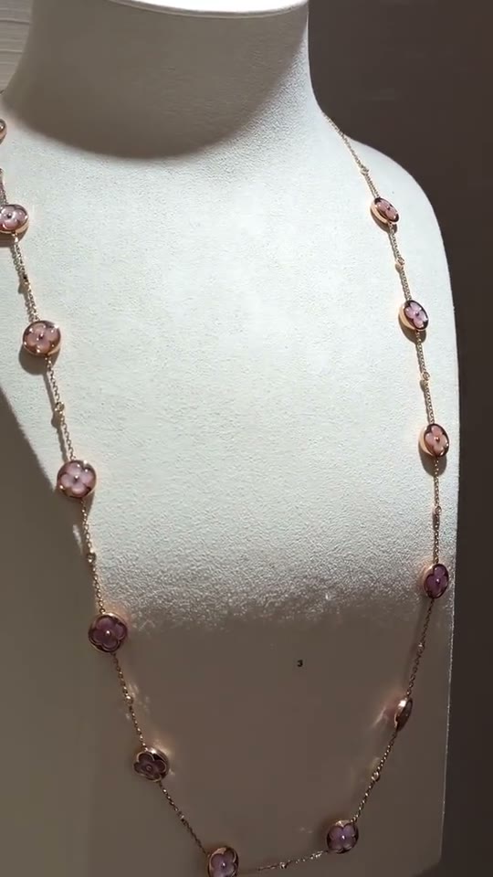 Blossom Necklace, Pink Diamonds, from Mac's floor